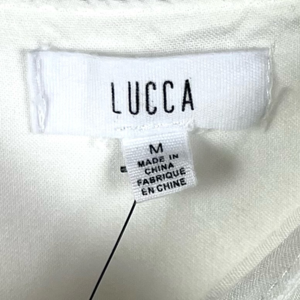 Lucca Contour Women's White Vivan Front Spaghetti Strap Cami Dress - Picture 9 of 11